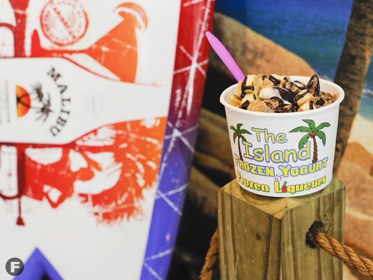 Feast on St. Louis – Ice Cream: The Island Frozen Yogurt & Frozen Liqueurs Frozen Yogurt